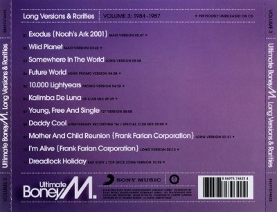 Boney M - Ultimate Long Versions-Rarities 1976-1987 (3CD Box) (2009) Lossless