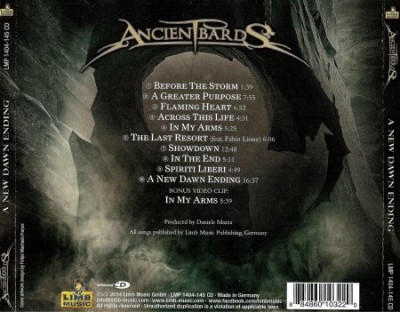 Ancient Bards - A New Dawn Ending (2014) (Lossless)