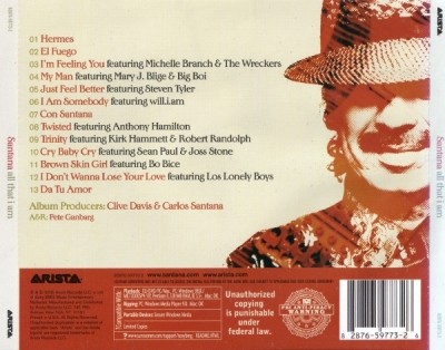 Santana - All That I Am 2005 (Lossless)