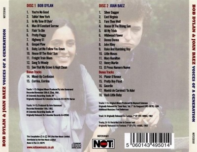 Bob Dylan & Joan Baez - Voices Of A Generation [2CD] (2013) Lossless+Mp3