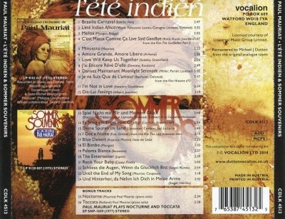 Paul Mauriat - L'ete Indien & Sommer Souvenirs (1975 / 2014) Lossless+Mp3