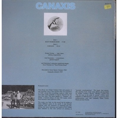 Holger Czukay and Rolf Dammers - Canaxis 1969