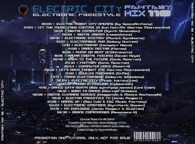 VA - Fantasy Mix 118 - Electric City 2014 (by SpaceAnthony)