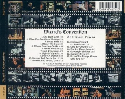 Eddie Hardin & Friends - Wizard's Convention (1976) [Reissue 1994] Lossless