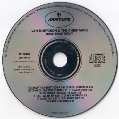 Van Morrison & The Chieftains - Irish Heartbeat 1988