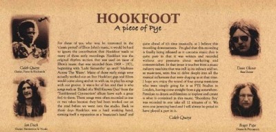 Hookfoot - A Piece of Pye (1969) [Reissue 2010] Lossless