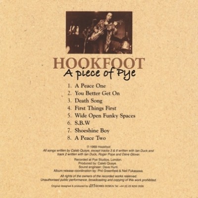 Hookfoot - A Piece of Pye 1969 (Reissue 2010)