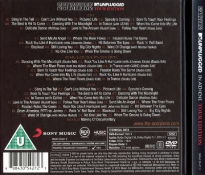 Scorpions - MTV Unplugged: Live In Athens [3CD] (2014) (Lossless)