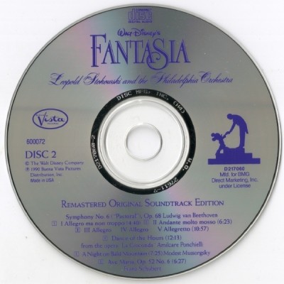 Walt Disney's Fantasia/ Remastered Original Soundtrack Edition 1940/1990 (Lossless)