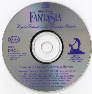 Walt Disney's Fantasia/ Remastered Original Soundtrack Edition 1940/1990 (Lossless)