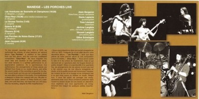 Maneige - Les Porches Live 1974-75 (2006) Lossless