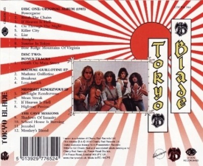 Tokyo Blade - Tokyo Blade 1983 (2CD Lemon Rec. 2010) Lossless