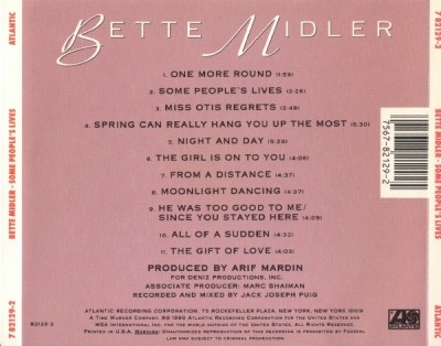 Bette Midler - Some People's Lives 1990 (Lossless)