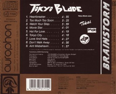 Tokyo Blade - Ain't Misbehavin 1987 (Aurophon 1990) Lossless