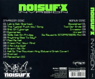 Noisuf-X - Invasion [2CD] (2014) (Lossless)