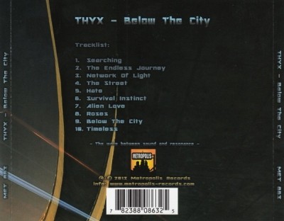 THYX - Below The City (2013) (Lossless)