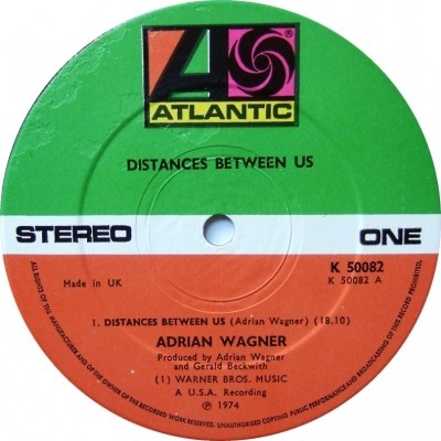 Adrian Wagner - Distances between Us (1974)