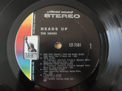 The Heads - Heads Up 1968