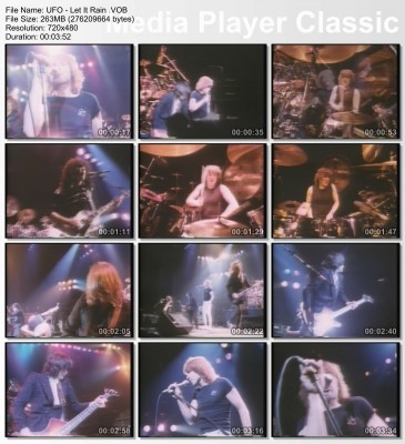 UFO - Let It Rain (VIDEO) 1982