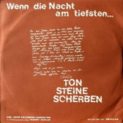 Ton Steine Scherben - Wenn die Nacht am tiefsten 1975