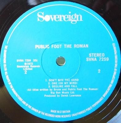 Public Foot The Roman - Public Foot The Roman 1973