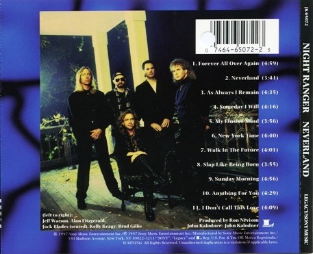 Night Ranger - Neverland (1997) Lossless