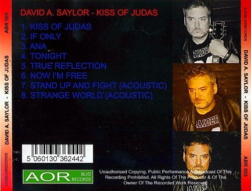 David A Saylor - Kiss Of Judas (2013)