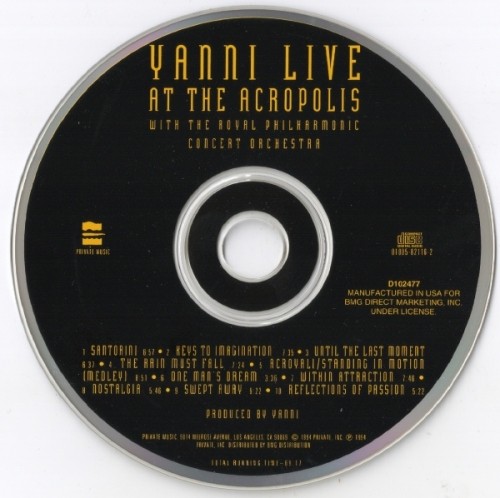 Yanni - Live At The Acropolis 1994 (Lossless + mp3)