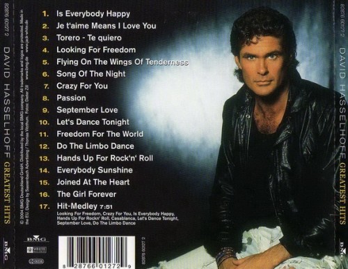 David Hasselhoff - Greatest Hits (2004) (Lossless+mp3)