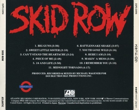 Skid Rw - Skid Rw [Japanese Edition] (1989) (Lossless)