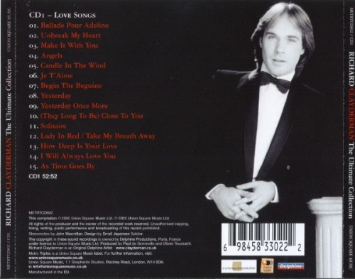 Richard Clayderman - The Ultimate Collection (3CD Box Set 2005) Lossless + mp3