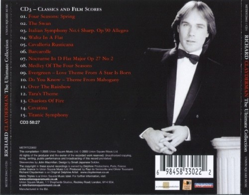 Richard Clayderman - The Ultimate Collection (3CD Box Set 2005) Lossless + mp3