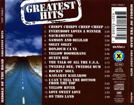 Middle Of The Road - Greatest Hits (1998) (Lossless)