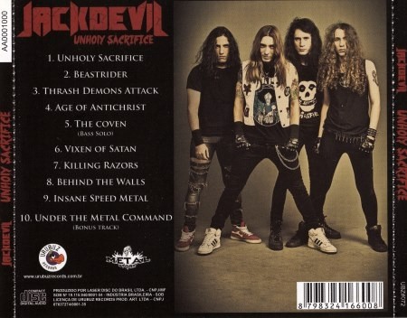 JackDevil - Unholy Sacrifice (2014) (Lossless)