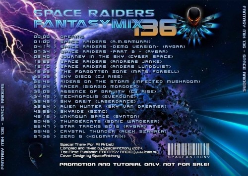 VA - FANTASY MIX 136 - Space Raiders 2014 (by SpaceAnthony)