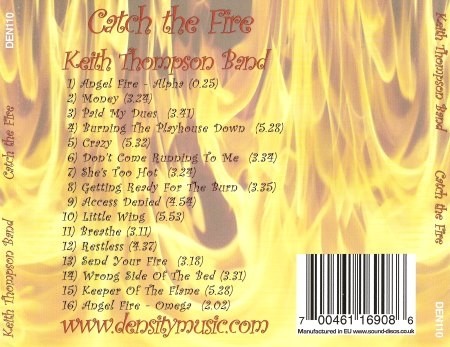 Keith Thompson Band - Catch The Fire (2014) (Lossless)