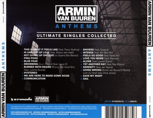 Armin Van Buuren - Anthems (2014) (Lossless+mp3)