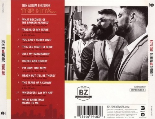 Boyzone - Dublin To Detroit (2014) (Lossless+mp3)