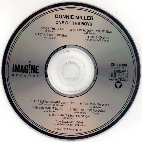 Donnie Miller - One Of The Boys 1989 [Lossless]