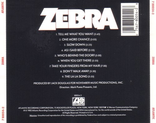 Zebra - Zebra 1983 [Lossless]