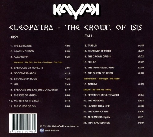 Kayak - Cleopatra - The Crown Of Isis [2CD] (2014) Lossless