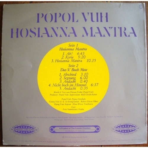 Popol Vuh - Hosianna Mantra 1972