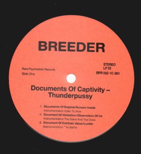 Thunderpussy - Documents Of Captivity 1973