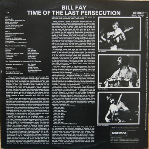 Bill Fay - Time of the Last Persecution 1971