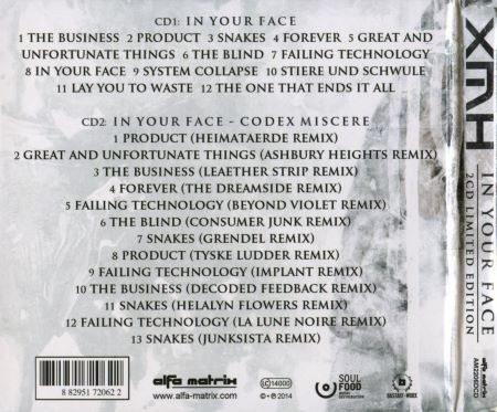 XMH - In Your Face [2�D] (Limit�d �diti�n) (2014) (Lossless)