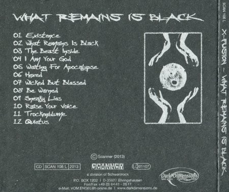 X-Fusion - What Remains Is Black (2013) (Lossless)