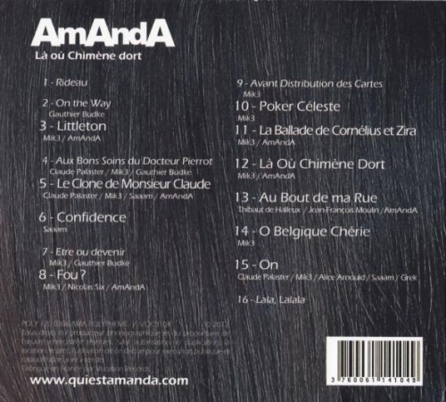 AmAndA - La Ou Chimene Dort? 2012 (Lossless + mp3)