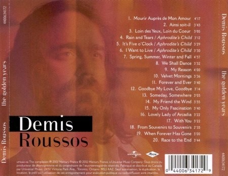 Demis Roussos - The Golden Years (2002) (Lossless)