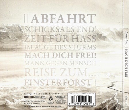 Finsterforst - Mach Dich Frei (2015) (Lossless)