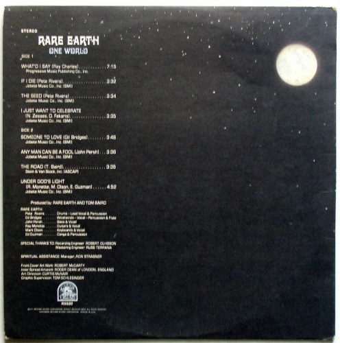 Rare Earth - One World 1971